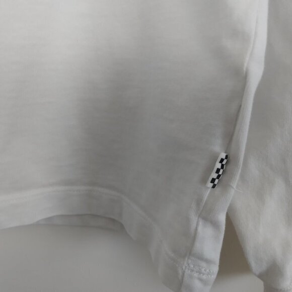 Vans | Worldly Blousant Long Sleeve Graphic Tee Shirt White | Size S - Picture 6 of 10